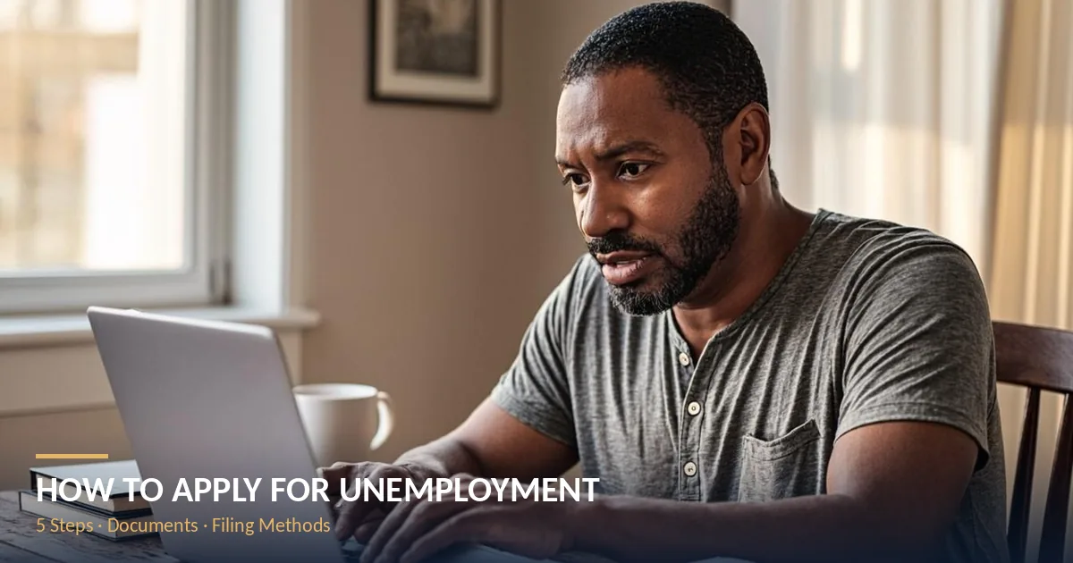 How to Apply for Unemployment Benefits: 5 Steps (2026)