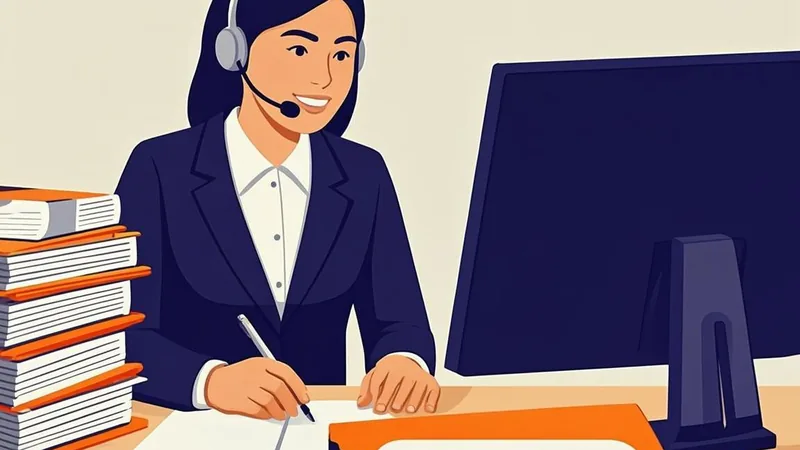 Worker filing an unemployment claim by phone with separation documents and notes about the pressured resignation prepared