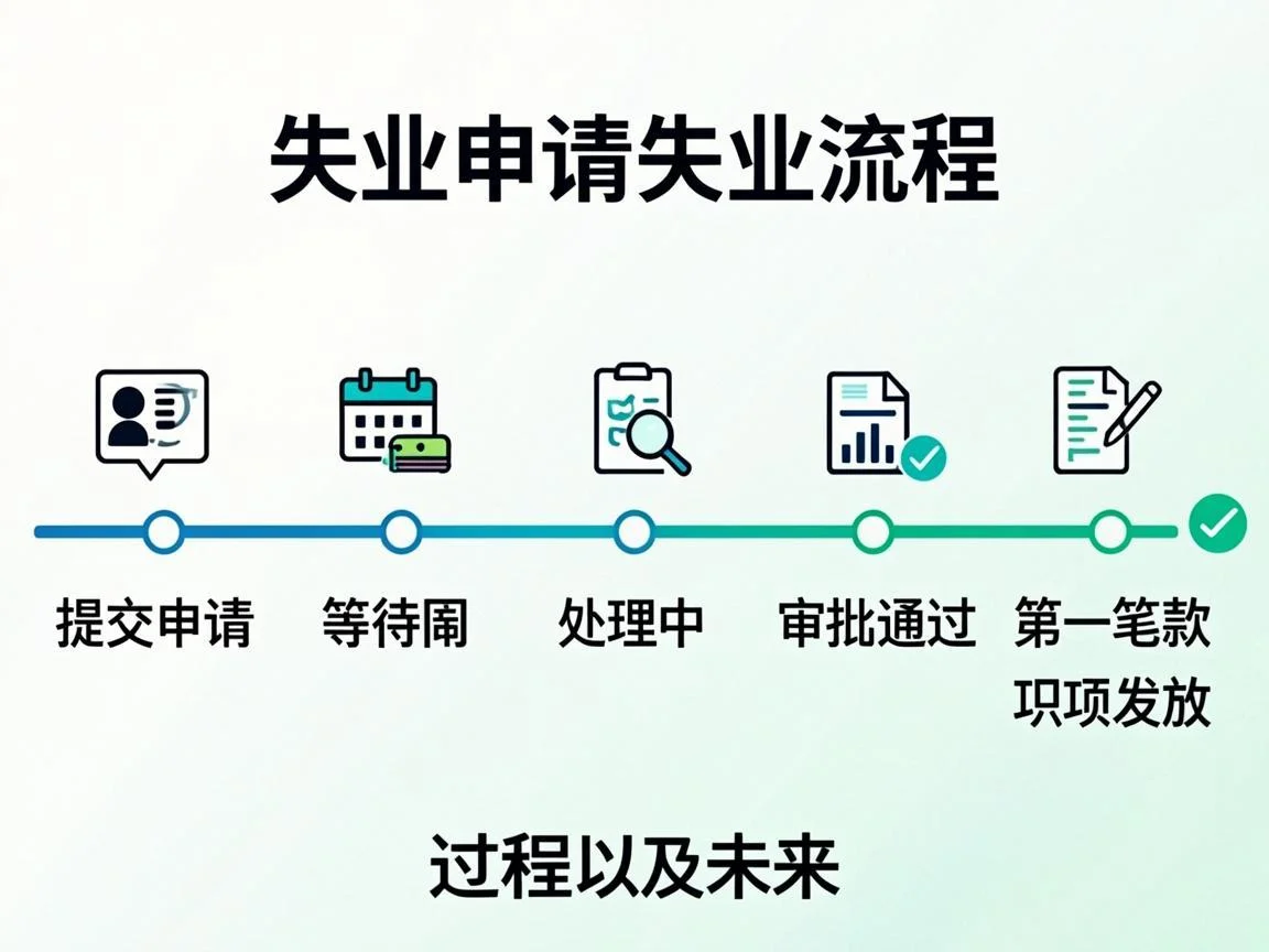 Unemployment timeline process from filing claim to first payment - waiting week determination and processing steps